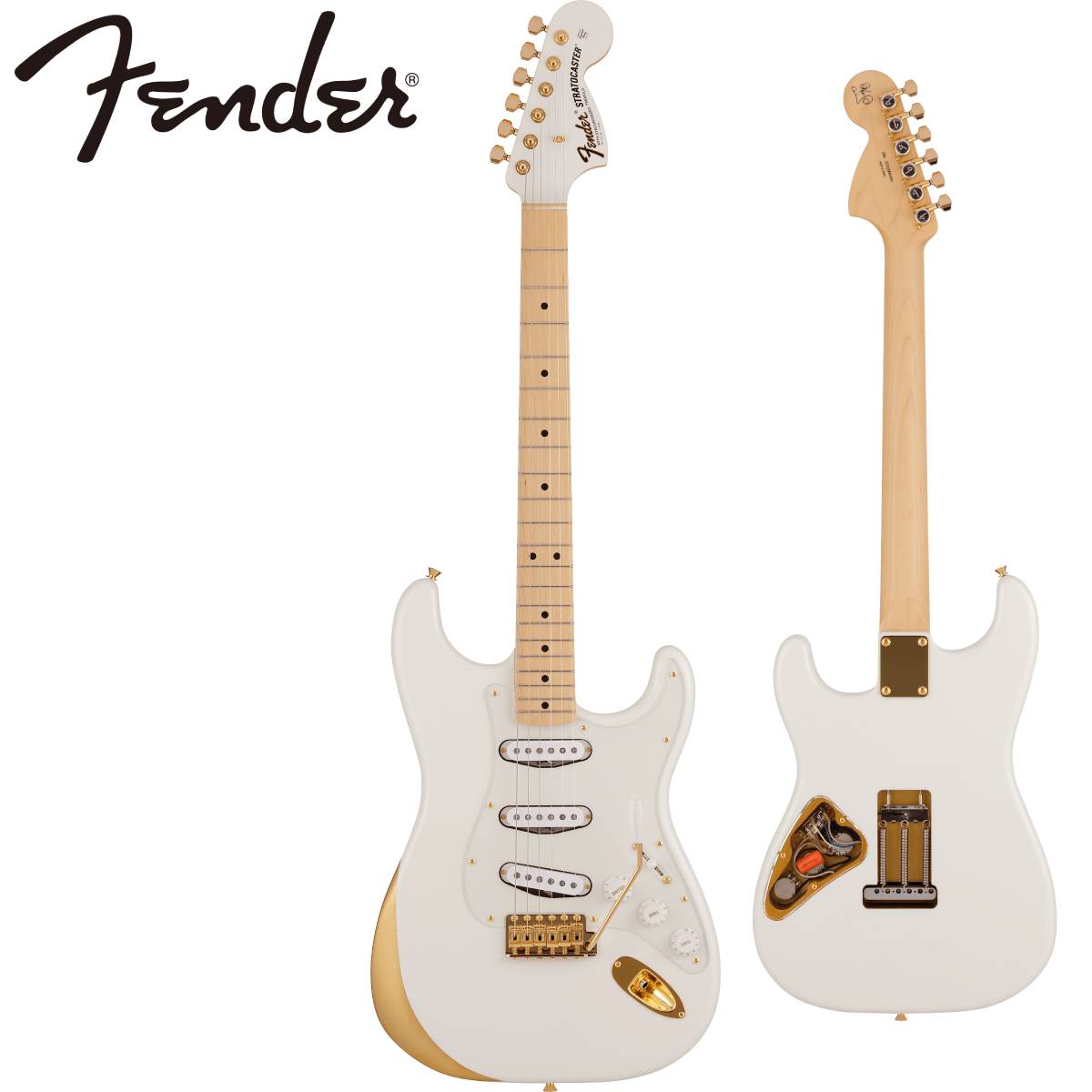 Fender KEN STRATOCASTER EXPERIMENT #1 -Original White- 新品[フェンダー][国産/日本製][ストラトキャスター][L'Arc~en~Ciel,ラルクアンシエル][オリジナルホワイト,白][Electric Guitar,エレキギター]