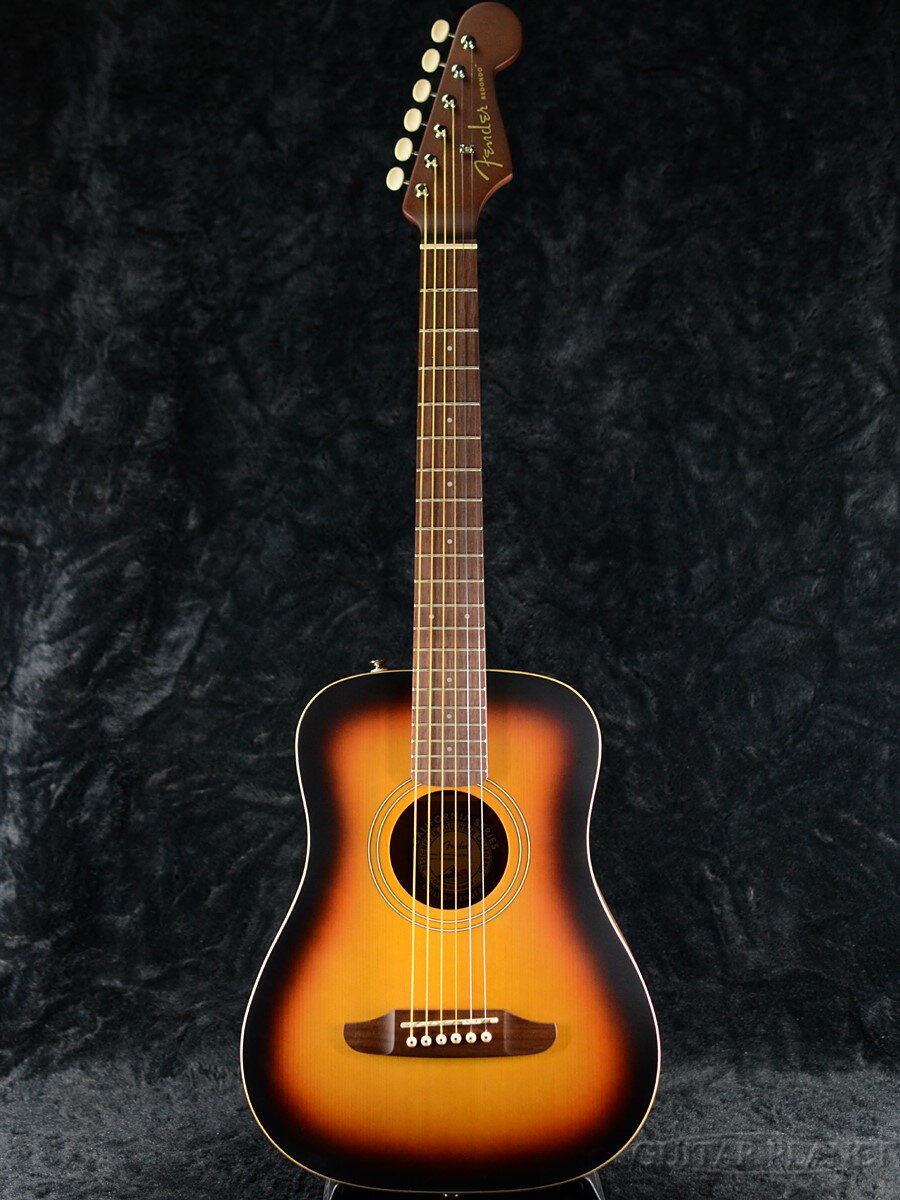 Fender Redondo Mini -Sunburst- 新品[フェンダー][Mini Acoustic Guitar,アコギ,アコースティックギター,Folk Guitar,フォークギター,ミニギター][サンバースト]