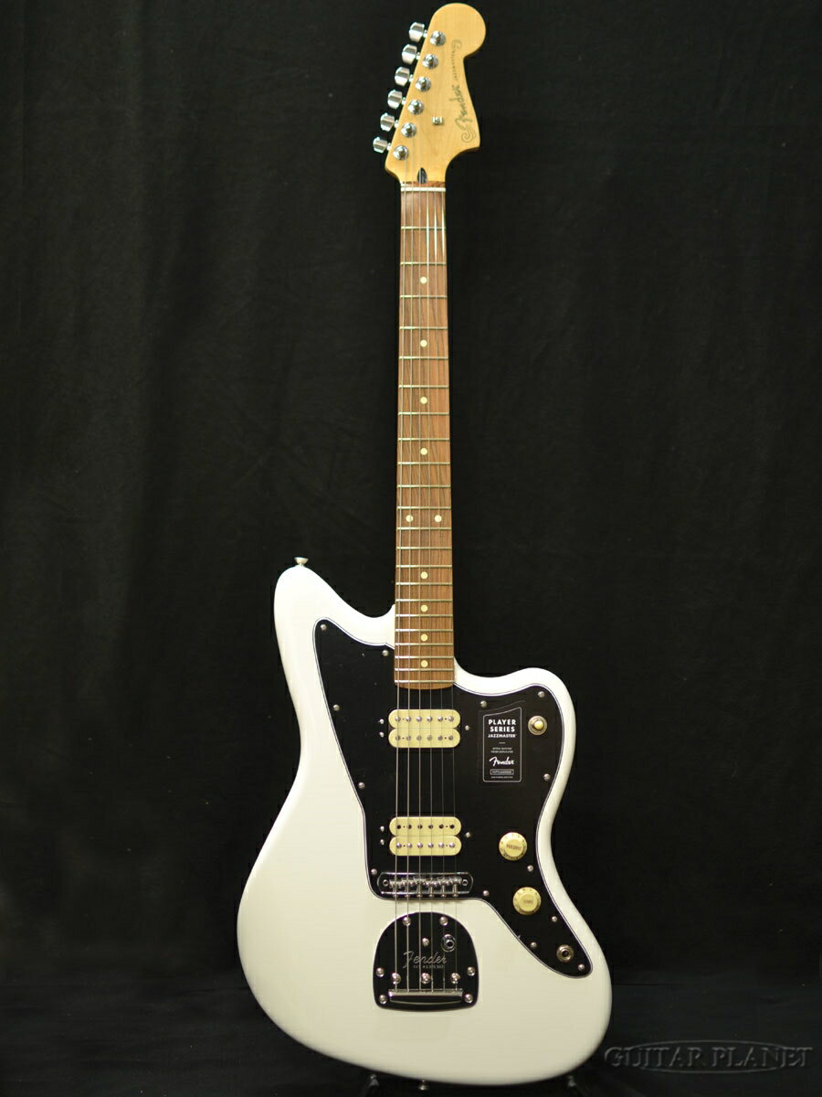 【MX21106409】【3.57kg】Fender Mexico Player Jazzmaster PF -Polar White- 新品[フェンダー][プレイヤー][ポラールホワイト,白][ジャズマスター][Electric Guitar,エレキギター]