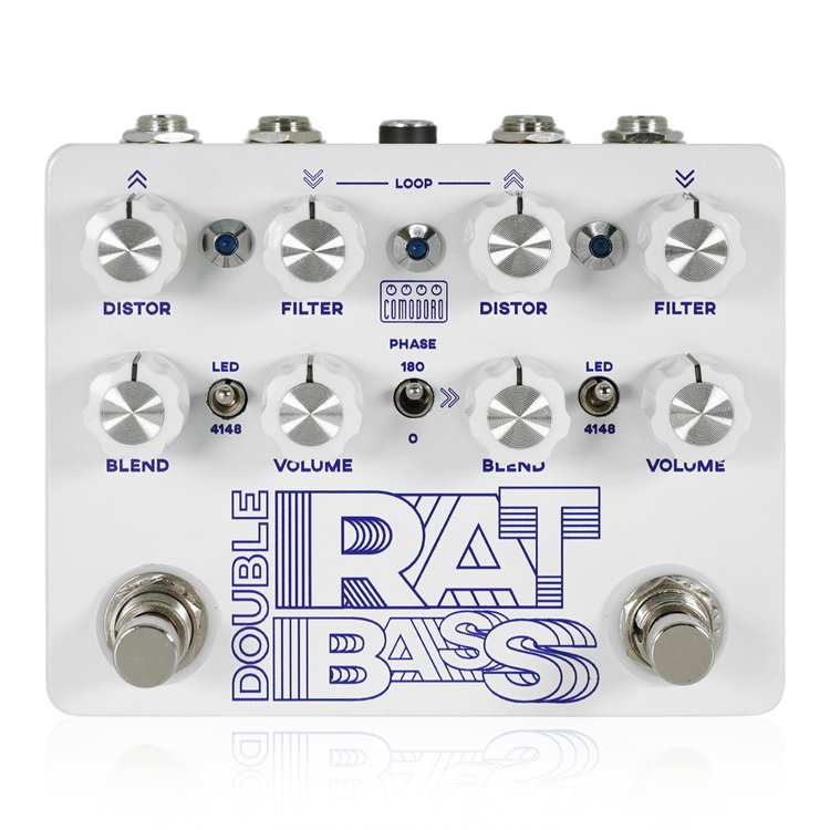 Comodoro DOUBLE RAT BASS 新品 ベース用ディストーション[コモドーロ][ダブルラット][Effector,エフェクター]