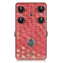 One Control / Dyna Red Distortion 4Kワンコントロール / ダイナレッドディストーションヨンケー One Control BJFe Series Dyna Red Distortion 4Kは、 BJFE Dyna Red Distortionの最終バージョンに、 さらなる調整を加えたディストーションペダルです。 ダイナミックでハーモニック、そして“プレキシ”の風合いを持つ ディストーションペダルで、クランチ的なローゲインから ヘヴィでザクザクとした音色まで、クリーンアンプで作ることができます。 Dyna Red Distortion 4Kでは新たにPRESENCEコントロールを追加しました。 例えば、Trebleを高くしてブライトなトーンを作ろうとすると、 アンプによってはトップエンドが響いてしまうことがあります。 そんな時にPresenceを下げることで、 きらびやかでありながら耳が痛くならないようなトーンを作ることができます。 Dyna Red Distortion 4Kは、 真空管アンプのためだけのディストーションではありません。 クリーンなソリッドステートアンプを組み合わせてもそのサウンドは素晴らしく、 ディストーションでありながら真空管のようなダイナミックな コントロールを加えることも可能です。 DRIVEコントロールは広く音色を作ることができます。 特に12時を超えるとアグレッシブなディストーションサウンドとなります。 ですが音は明瞭で、また長いサステインも特徴です。 DRIVEを12時より低く設定すると、ゲインブースターのように使うこともできます。 DRDの前段にオーバードライブを設置したり、 ヘヴィなディストーションをギターのVolumeでクリーンまで調整したい場合にも有効です。 11時あたりから設定を始めてみてください。 ●コントロール VOLUME：全体の音量を調整します。 エフェクトON/OFFでの音量バランスを調整するように使うこともできます。 DRIVE：歪みの強さとサステインを調整します。 低く設定すればセンシティブで、強く弦を弾くと歪みが乗るような ディストーションとして、高く設定すればコンプレッションが強くなり、 タッチセンシティブなサウンドから安定志向な音色へと変貌を遂げます。 TREBLE：アウトプットシグナルの高域を調整します。 また、エフェクトON/OFFでの音色のバランスコントロールとしても有効です。 PRESENCE：TREBLEコントロールよりさらに上の帯域を調整します。 TREBLEノブの設定と合わせて音色のバランスをコントロールできます。 ●スペック インプットインピーダンス : 370k アウトプットインピーダンス : 25K 駆動電圧 : 5-15Vセンターマイナス 消費電流 : 3.5mA サイズ：61Wx113Dx31H mm(突起含まず) 　　　　66Wx113Dx46H mm（突起含む) ※電池は付属しません。 種類：ディストーション アダプター：5-15Vセンターマイナス 電池駆動：9V電池 コントロール：VOLUME、DRIVE、TREBLE、PRESNCE お問い合わせフリーダイヤル:0120-37-9630　