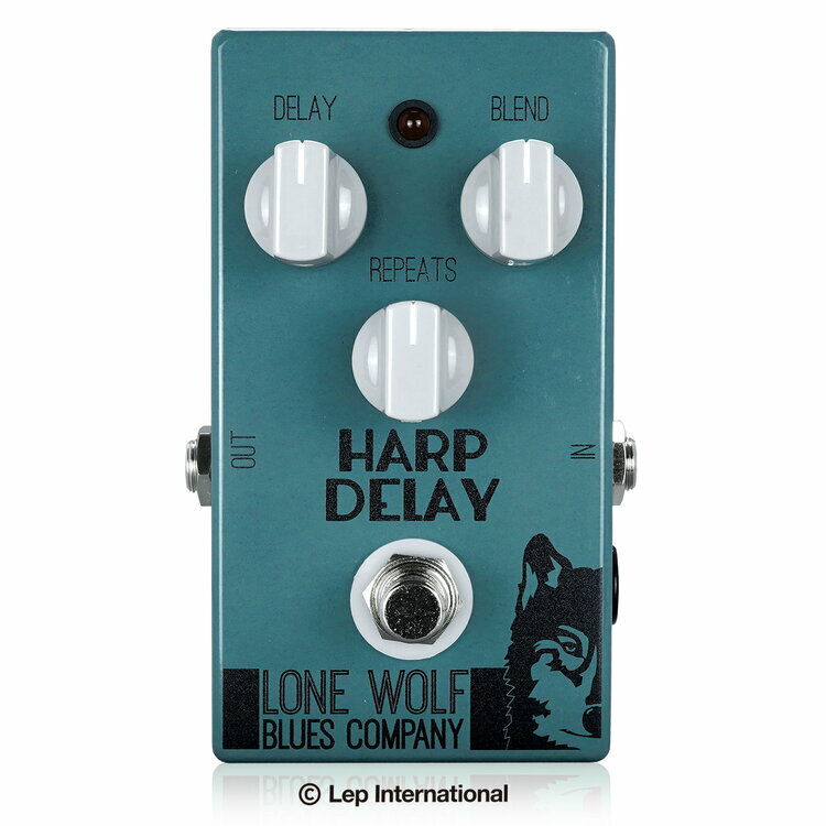 Lone Wolf Blues Company Harp Delay 新品 ハープ用ディレイ[ローンウルフブルースカンパニー][ハープディレイ][Effector,エフェクター]