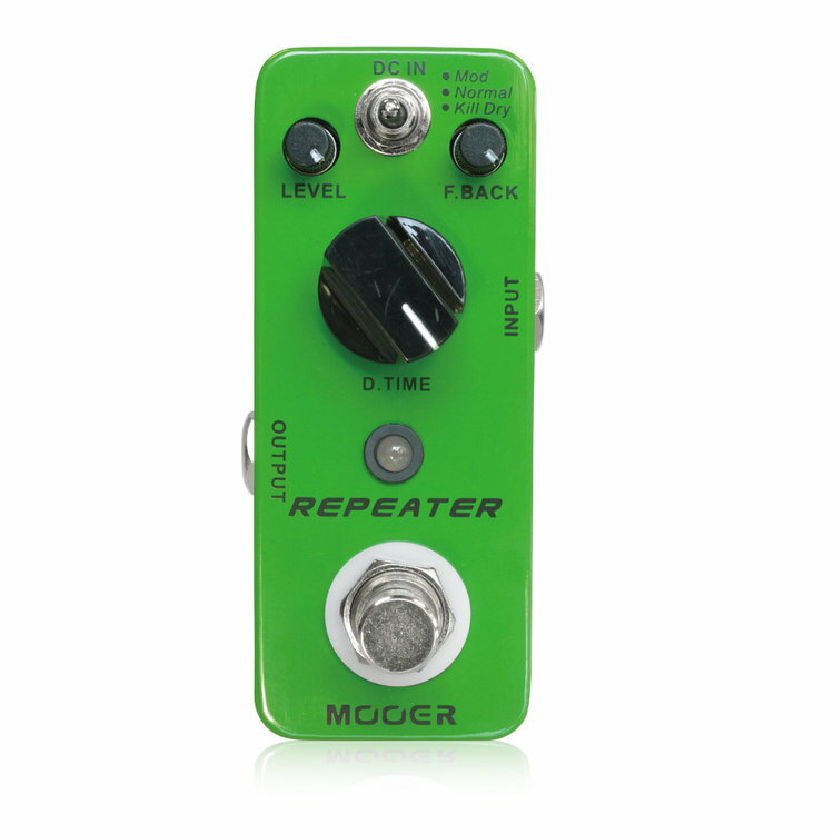 Delay Echo - MOOER Repeater 新品 ディレイ [ムーア][リピーター][Effector,エフェクター]