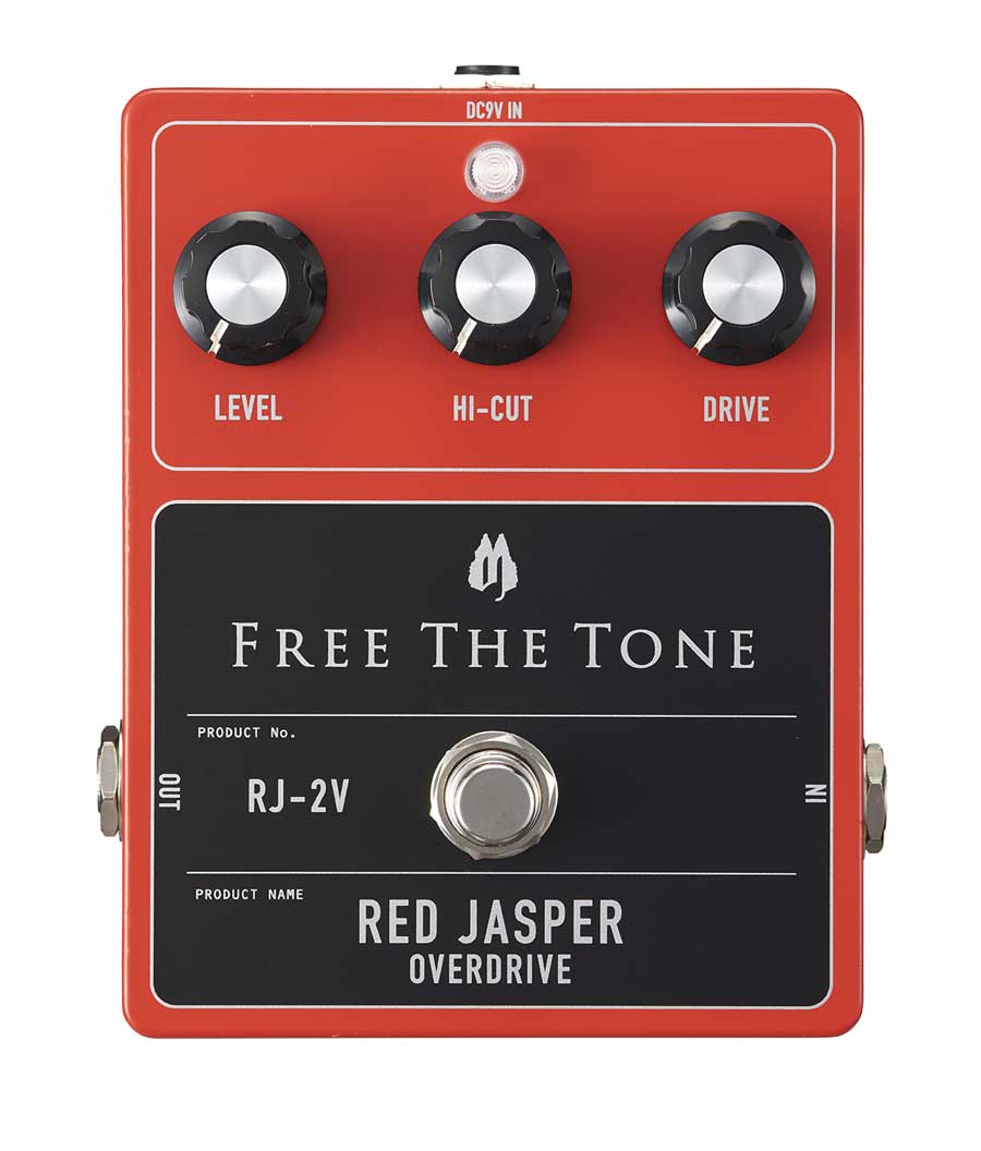 Free The Tone RED JASPER / RJ-2V新品 オーバードライブ[フリーザトーン][レッドジャスパー][Overdrive][Effector,エフェクター]