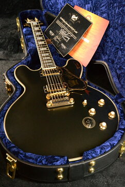 【中古】Gibson Custom Shop B.B.King Lucille 80th Birthday / Black Sparkle -2005年製[ギブソンカスタムショップ][BBキング][ルシール][ブラックスパークル][セミアコ][Electric Guitar,エレキギター]【used_エレキギター】