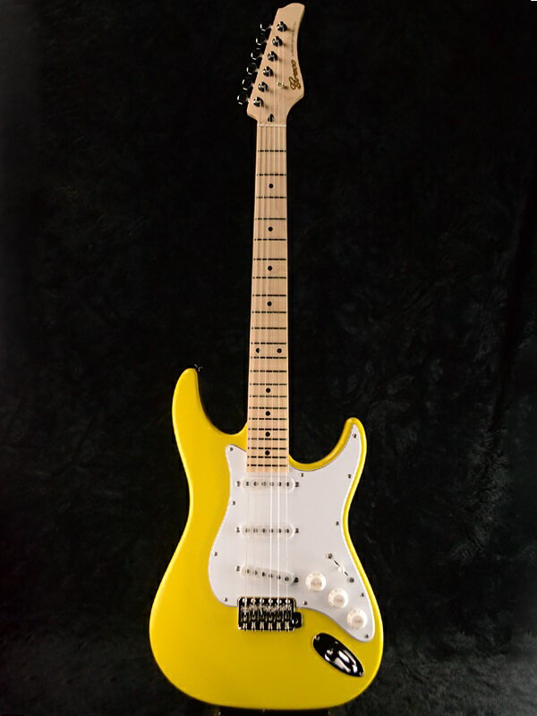 Greco WS-STD Yellow / Maple 新品 [グレコ][国産][イエロー,黄][Stratocaster,ST,ストラトキャスタータイプ][Electric Guitar,エレキギター]