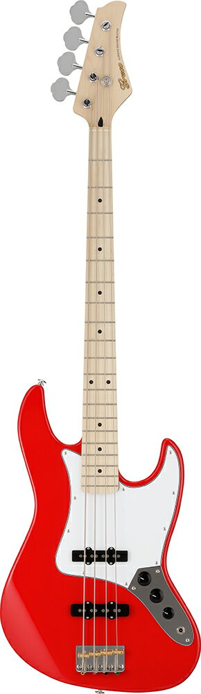 Greco WSB-STD Red/Maple 新品[グレコ][国産/日本製][Standard,スタンダード][レッド,赤][Jazz Bass,JB,ジャズベースタイプ][Electric Bass,エレキベース]