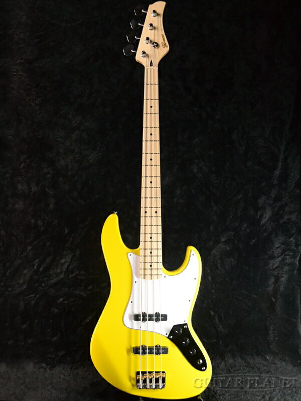 Greco WSB-STD Yellow/Maple 新品[グレコ][国産/日本製][Standard,スタンダード][イエロー,黄][Jazz Bass,JB,ジャズベースタイプ][Electric Bass,エレキベース]