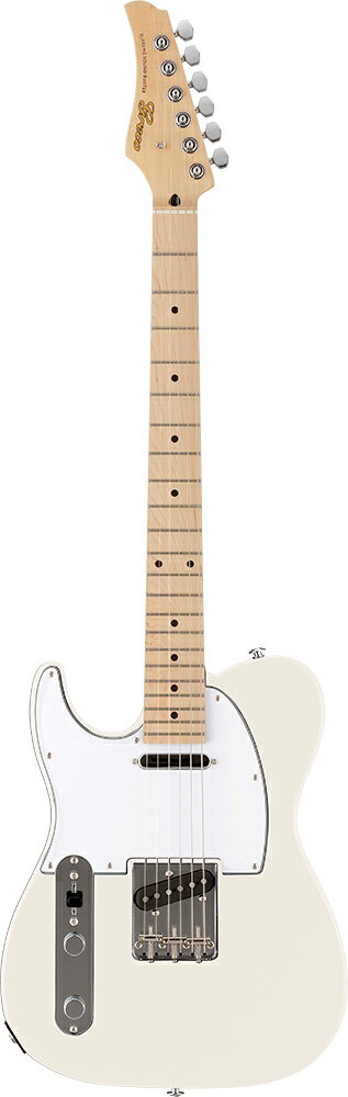 Greco WST-STD/LH Matt White/Maple 新品[グレコ][国産][Left hand,左用,左利き,レフトハンド,レフティー][ホワイト,白][Telecaster,TL,テレキャスタータイプ][Electric Guitar,エレキギター]