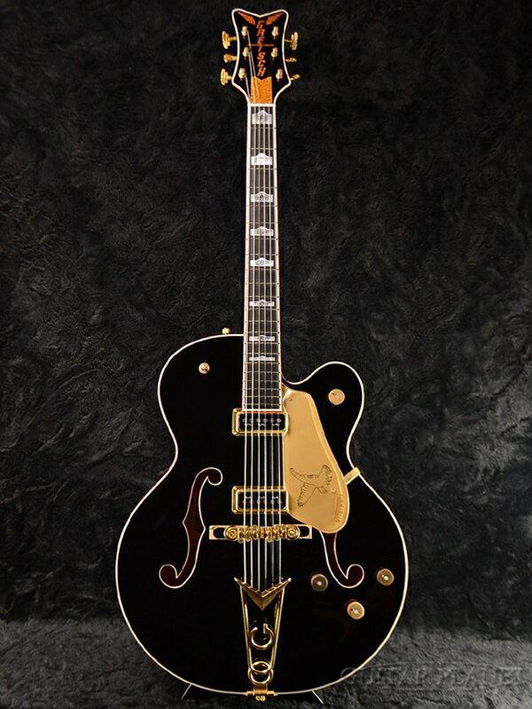 Gretsch G6136DSBK Black Falcon ブラックファルコン[グレッチ][Dyna Sonic,ダイナソニック][フルアコ/ホロウ][黒][Electric Guitar,エレキギター]のサムネイル