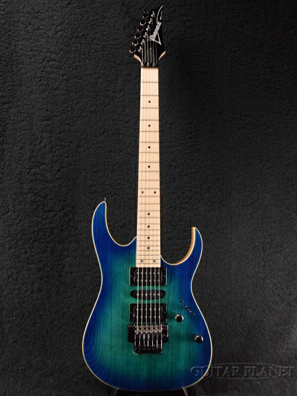 Ibanez RG370AHMZ-BMT Blue Moon Burst 新品 アイバニーズ ブルームーンバースト,青 Stratocaster,ストラトキャスタータイプ Electric Guitar,エレキギター