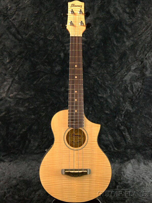 Ibanez UEW12E-OPN 新品 コンサートウクレレ[アイバニーズ][UEW-12E][Flame Maple,メイプル][Concert Ukulele][Electric Ukulele,エレウク]
