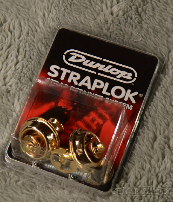 【埋め込みタイプ】Jim Dunlop Straplok SLS1404G 新品 ロックピンセット/ゴールド[ジムダンロップ][Gold][ストラップロック]