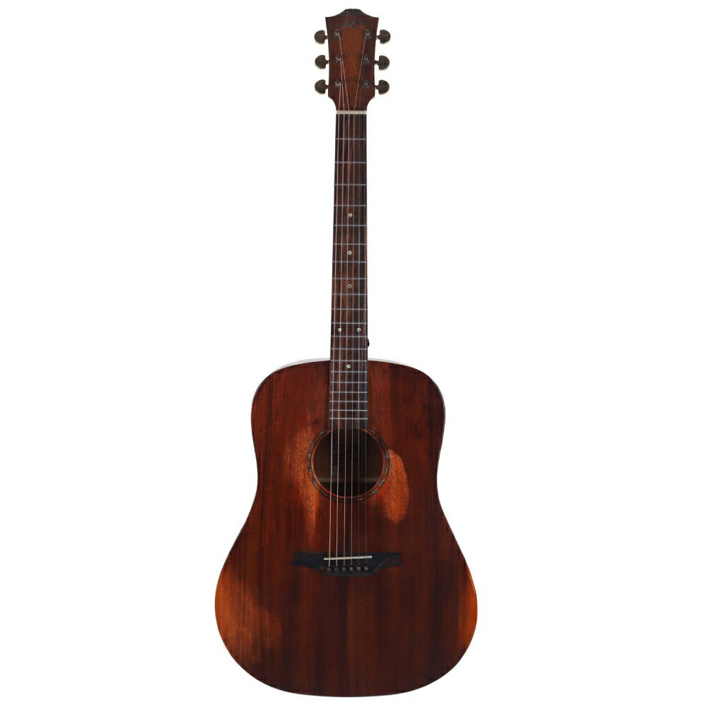 厳選されたソリッドマホガニーのボディのモデルです。マホガニーは、温かくふくよかなサウンドをもち、ドレッドノートシェイプがよりふくよかな低音と深い響きを高め、心地いいサウンドを奏でます。まるで何年も大切に弾かれてきたかのような特徴的なヒストリックフィニッシュは唯一無二な存在感を演出。オリジナルデザインのブリッジ、アバロンを丁寧に組み合わせて制作された、ロープデザインのロゼッタが華やかで上品な見た目を演出しています。 Spec ボディシェイプDreadnought スケール648mm(251/2") ナット幅44.5 mm (1 3/4") トップ材ソリッドマホガニー ブレイシング"X"ブレイシング バック&サイド材ソリッドマホガニー ネックマホガニー with 2 エボニースカンクライン トラスロッドTwo way フィンガーボードアマラエボニー ポジションマークアバロン "Eagle Eye" ヘッドベニアマホガニー ヘッドロゴアバロンMt.Bromoデザイン ロゼッタアバロン"Cowboy Rope"デザイン ブリッジアマラエボニー ブリッジピンデコレーションアバロン"Eagle Eye" ヒールデコレーションアバロンMt.Bromoデザイン フレットジャンボ / 20F フィニッシュサテン/ヒストリック /_/_/_/♪出荷前調整ご要望承ります♪_/_/_/_/ ギタープラネットではご注文頂いた商品は 新品中古問わず検品・調整してから出荷致します。 弦高など細かなセッティング等、お好みに 合わせて調整も可能ですで、お気兼ねなく お申し付けくださいませ。 /_/_/_/_/_/_/_/_/_/_/_/_/_/_/_/_/_/_/_/_/_/_ お問い合わせ：03-3259-0031 ※当商品は通信販売のみの取り扱いとなっています。店舗でのご確認、ご試奏は出来ませんので予めご了承下さい。　