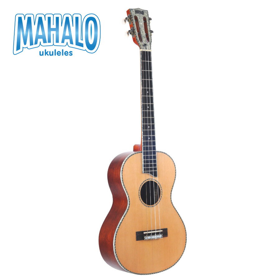 MAHALO ~Pearl Series~ MP4 新品 バリトンウクレレ[マハロ][マホガニー,Mahogany][シトカスプルース,Spruce][パール][Baritone Ukulele]