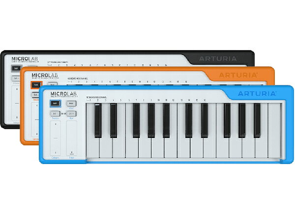 Arturia MicroLAB 25鍵盤 新品 MIDIコントローラー[アートリア][マイクロラボ][Keyboard,キーボード][Synthesizer,シンセサイザー]