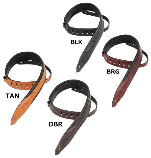 Levy's MSS80 新品 ストラップ[レヴィース][バーガンディ,ブラック,タン,黒,茶][Guitar/Bass Straps][ギター/ベース用][MSS-80]