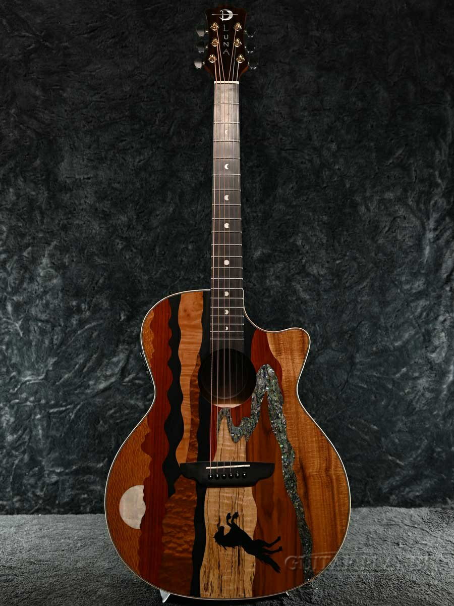 Luna Guitars Vista Stallion Tropical Wood A/E 新品[ルナ][スタリオン][Acoustic Guitar,アコースティックギター,エレアコ]