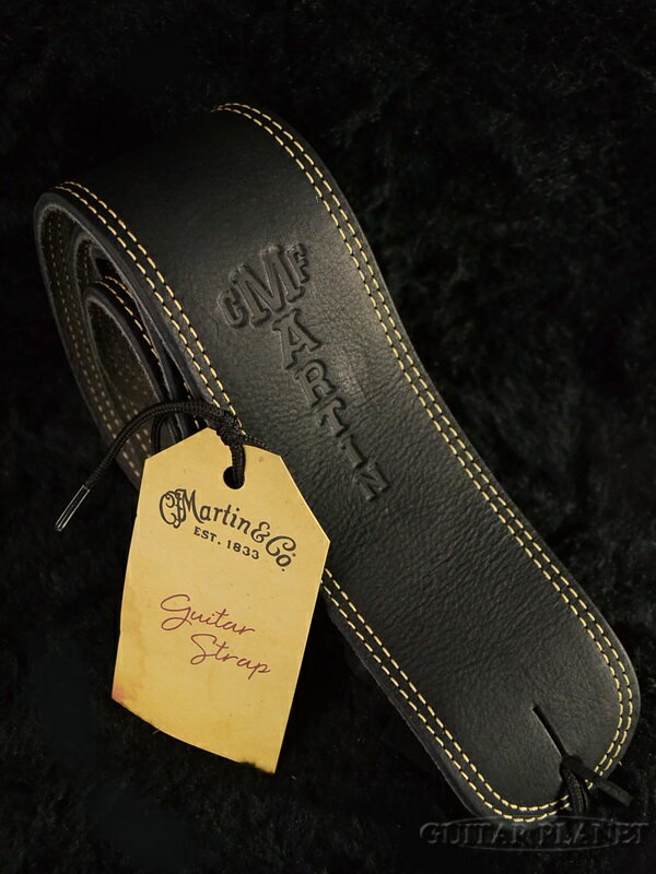 Martin Ball Glove Leather Strap #18A0013 Black レザーストラップ[マーチン][革][ギター/ベース用]