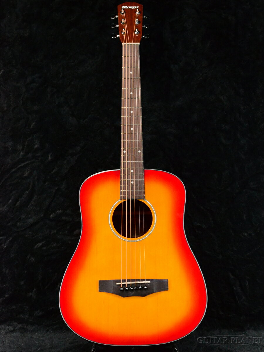 Morris LA-011 Cherry Sunburst -Performers edition- 新品 モーリス チェリーサンバースト,CS Acoustic Guitar,アコースティックギター,Folk Guitar,フォークギター,アコギ,ミニギター,トラベルギター LA011