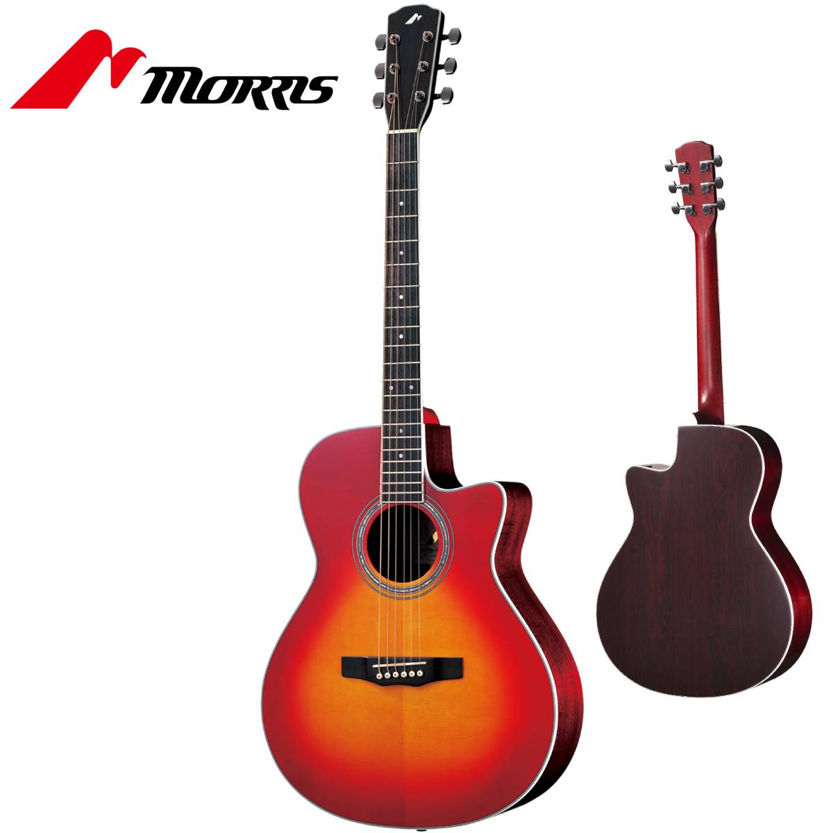 MORRIS R-14G SBU エレクトリック アコースティックギター