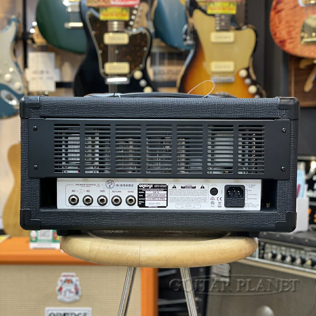【15W】Orange OR15H BK Head新品 ギターアンプヘッド[オレンジ][Black,ブラック][Tube,真空管搭載][Guitar Amplifier,Head] guitarplanet-10074775 ギタープラネット サンプル画像3