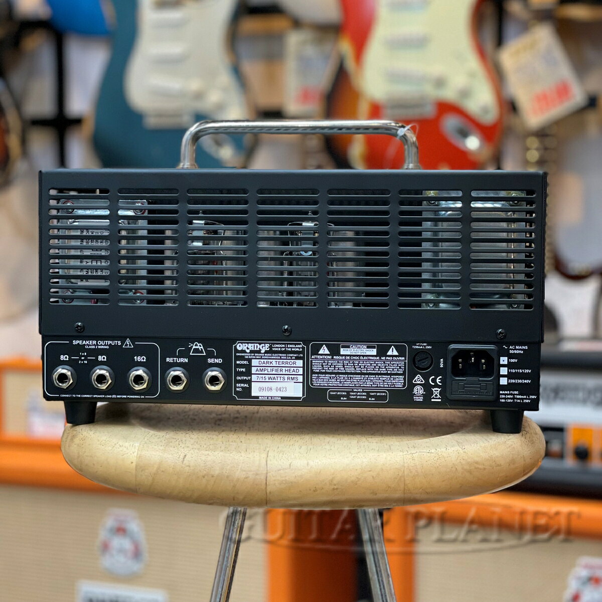 【15W】Orange Dark Terror 新品 ギターアンプヘッド[オレンジ][ダークテラー][Black,ブラック,黒][Tube,真空管搭載][Guitar Amplifier,Head]