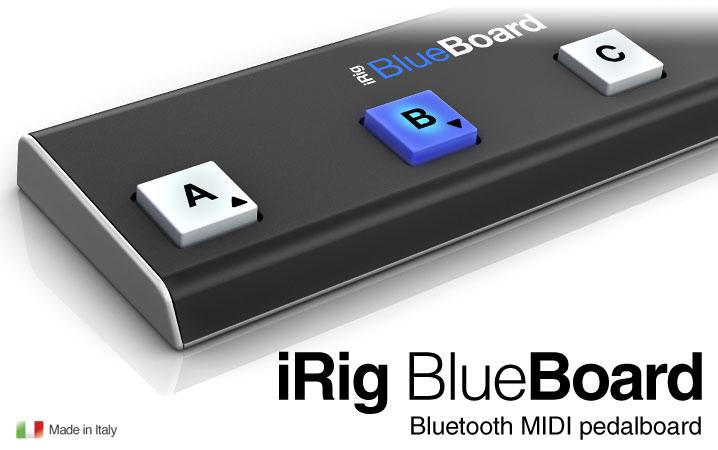 iRig BlueBoard 新品 ワイヤレスMIDIフットコントローラー [アイリグ][ブルーボード][Wireless][Bluetooth][Foot Controller][iPhone][iPod Touch][iPad][Effector,エフェクター]