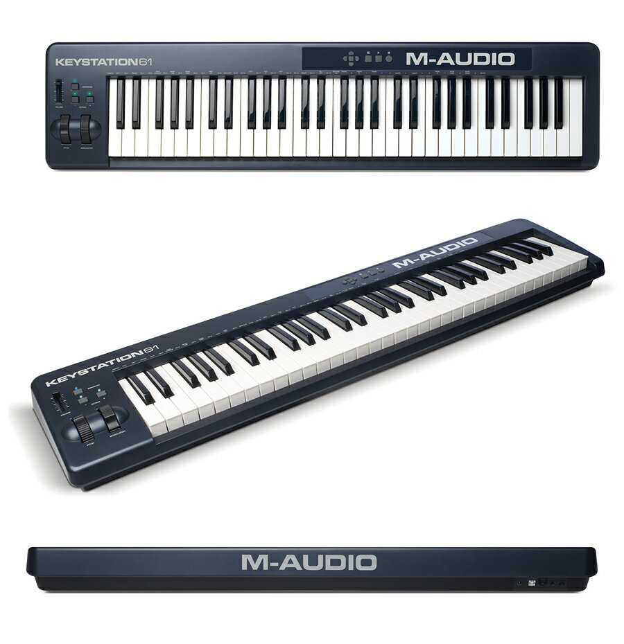 M-AUDIO Keystation 61 新品[エムオーディオ][キーステーション][MIDI Controller][MIDIキーボード,Keyboard]