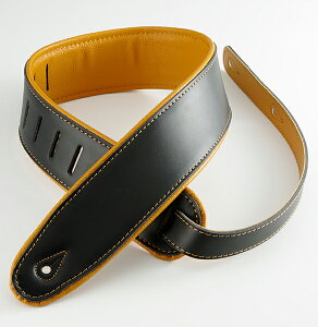 Renegade Super Deluxe Rolled Edge Leather Strap, Neoprene Insert レザーストラップ[レネゲード][Leather,革][ギター/ベース用]