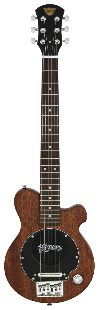 【エレキ4点セット付】Pignose PGG-200MH Mahogany 新品 アンプ内蔵ギター[ピグノーズ][ミニギター][Electric Guitar,エレキギター]