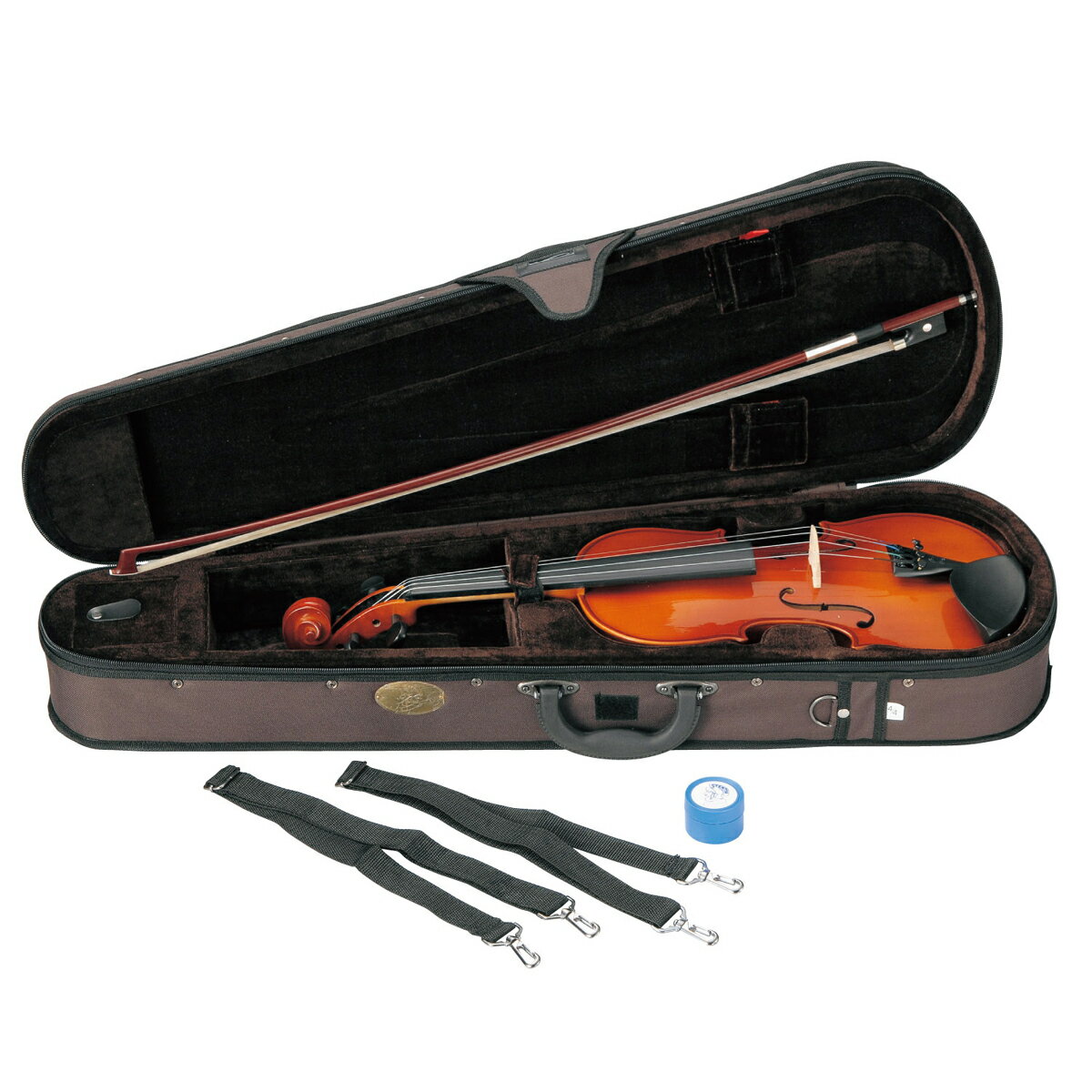 【弓/松脂/ケース付】STENTOR SV-120 1/16 新品 バイオリンセット[ステンター][Violin,ヴァイオリン][初心者/入門用][分数]