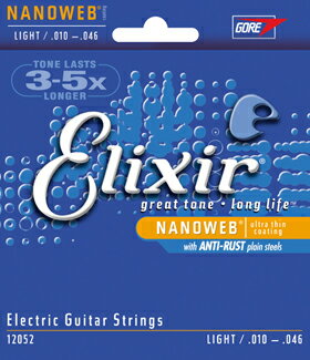 Elixir 10-46 Light 12052[エリクサー][コーティング弦][ライト][エレキギター弦,string]