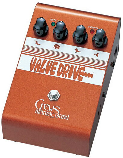 Crews Maniac Sound Valbe Drive 新品 Tube Over Drive[クルーズマニアックサウンド][国産][ヴァルブドライブ][真空管,チューブ][オーバードライブ][Effector,エフェクター]