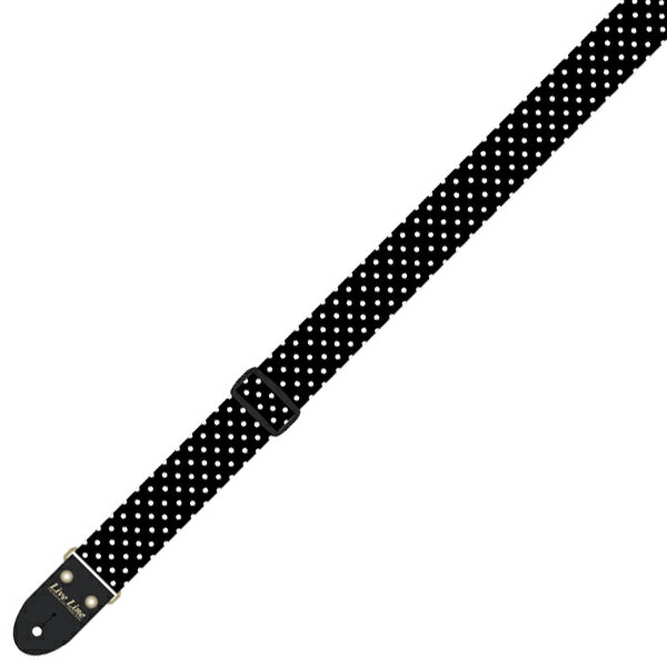 Live Line LS2000WBB ܡ()/֥å ȥå[饤֥饤][Guitar Strap][Dot][Black][/١]