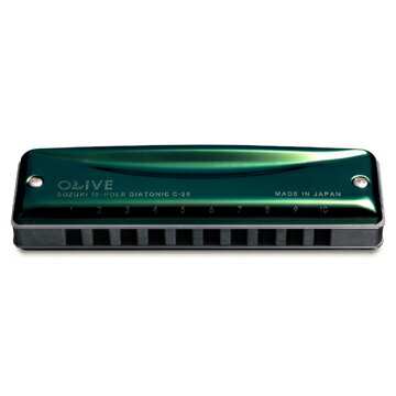 SUZUKI OLIVE C-20 10ホールハーモニカ 新品 スズキ オリーブ 10H,10穴 Harmonica