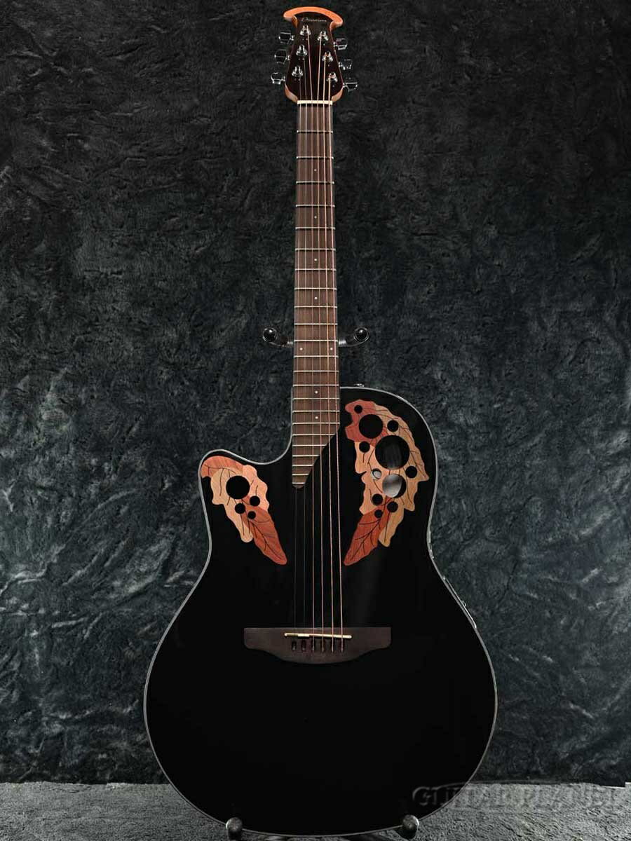 ڥȥåòOvation The Celebrity Collection Celebrity Elite Mid Depth CE44L-5-G  Black[١][֥ƥ][,,֥å][Electric Acoustic Guitar,쥢,][Left hand,,,եȥϥ,եƥ]