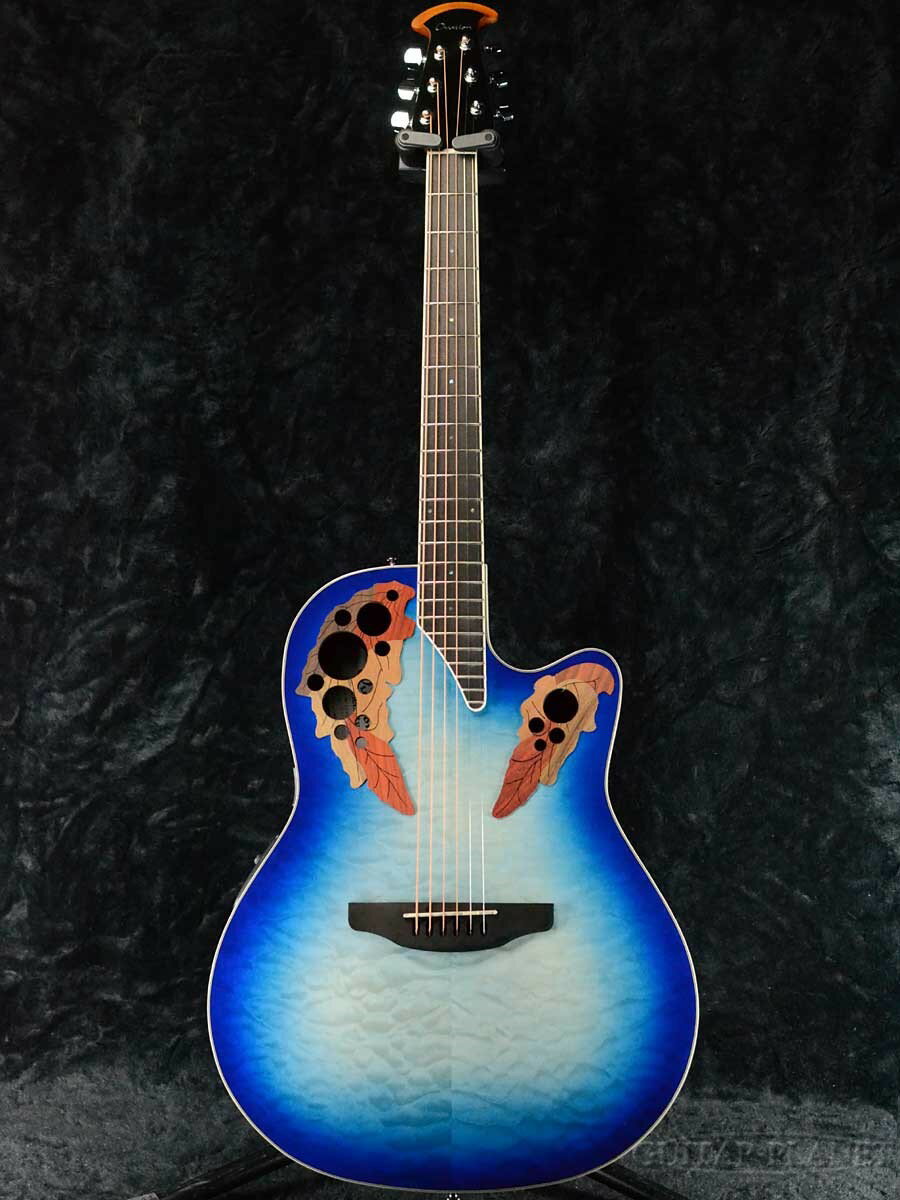 Ovation Celebrity Elite Exotic CE48P-RG (Regal To Natural) Super Shallow [١][֥ƥ꡼][Blue,֥롼,][Electric Acoustic Guitar,ƥå,,쥢]