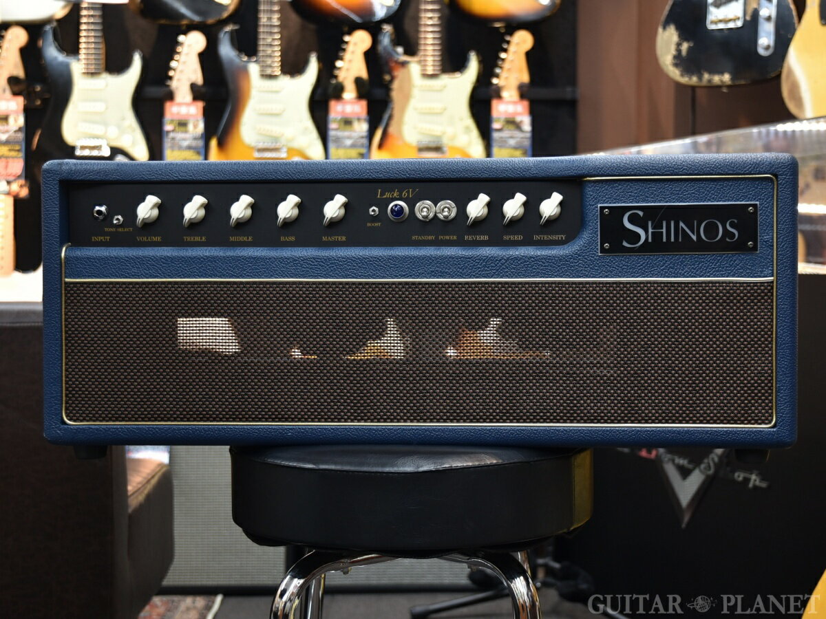 Rakuten - 【中古 / 2020年製】SHINOS / Luck 6v ''Tremolo&Reverb'' Head -Blue Tolex-[真空管アンプ][シノーズ][トレモロ,リバーブ][Guitar Amplifier]