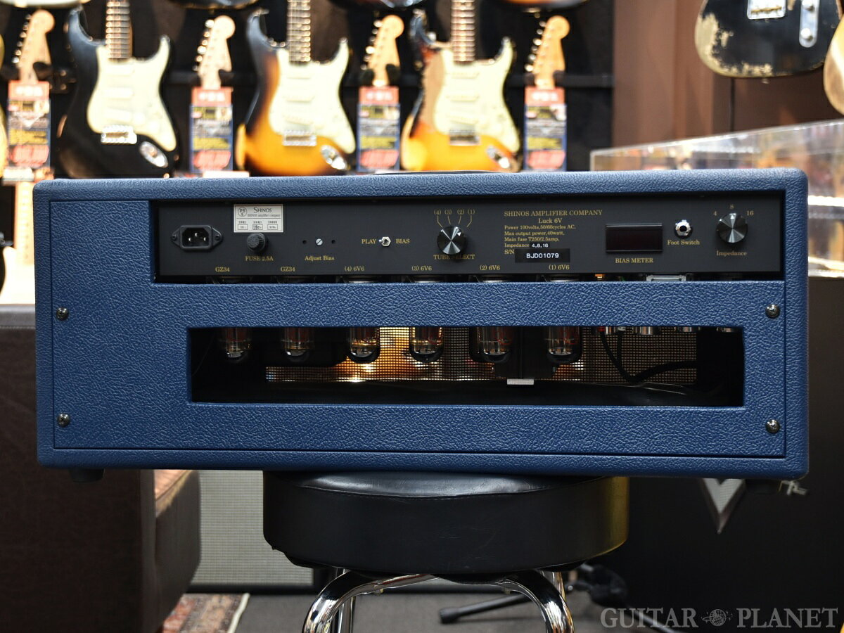 【中古 / 2020年製】SHINOS / Luck 6v ''Tremolo&Reverb'' Head -Blue Tolex-[真空管アンプ][シノーズ][トレモロ,リバーブ][Guitar Amplifier] guitarplanet-10076038 ギタープラネット サンプル画像2