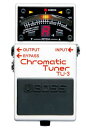 BOSS Chromatic Tuner。TU-3は、BOSSのチューナーのノウハウを継承した、クロマチック・チューナーTU-2の後継モデル。 野外での視認性をさらに高める「高輝度モード」の新規搭載や、21個ものLEDによる滑らかなメーター表示、最大6半音までのフラット・チューニングへの対応など、便利な機能で快適なチューニングが行えます。 チューニングの完了をLEDの動きで知らせてくれるアキュピッチ・サイン機能を新たに搭載。安心で快適なチューニングが行えます。 さらにフラット・チューニングは、設定範囲を拡大し、ギター・モードで6半音、ベース・モードで3半音まで対応しました。 もちろん、他のコンパクトへの電源供給や、チューナー・オンと同時に信号を自動的にミュートし、 音を出さずにチューニングが行えるOUTPUT端子など便利な機能も搭載しています。 測定範囲 C0(16.35Hz)〜C8(4186Hz) 基準ピッチ A4=436〜445Hz(1Hz単位) 測定精度 ±1セント 電源 DC9V=乾電池 006P/9V(6F22マンガン、6LR61アルカリ)、ACアダプター(PSA-100:別売) 消費電流 30mA(DC9V)、85mA(DC9V、高輝度モード・オン時) 付属品 乾電池006P形(9V)6F22マンガン(本体に接続済み) 別売品 Acアダプター=PSA-100、パラレルDCコード=PCS-20A　