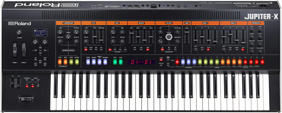 Roland JUPITER-X Synthesizer 新品[ローランド][ジュピター][シンセサイザー][Keyboard,キーボード]