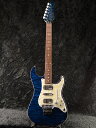 Schecter EX-V-22 CTM FRT / 4A Grade Black Aqua 新品 シェクター Stratocaster,ストラトキャスタータイプ ブラックアクア,Blue,ブルー,青 Electric Guitar,エレキギター