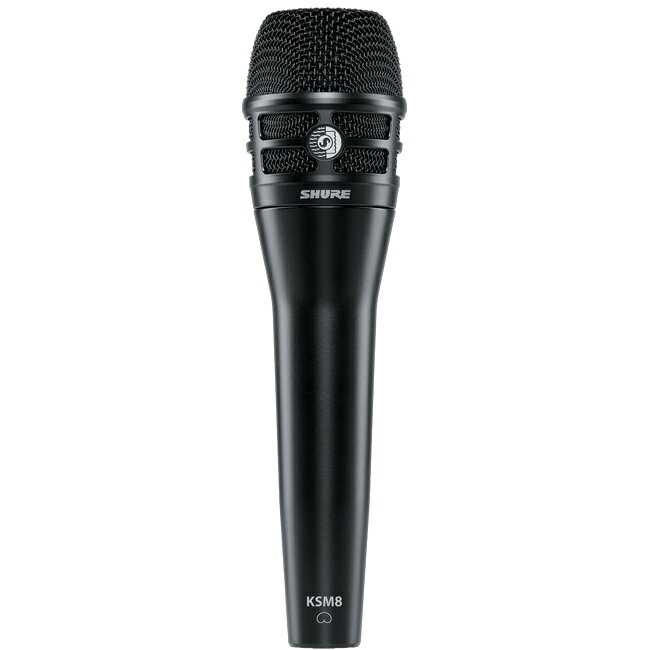 【正規品】SHURE KSM8 Dualdyne ブラック 新品 ボーカル用ダイナミックマイク[シュアー][Black,黒][Wired Dynamic Microphone][KSM8/B]