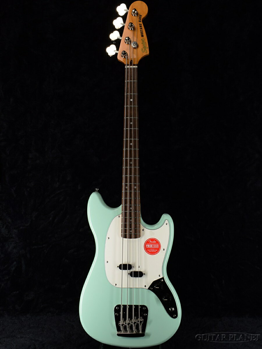 Squier Classic Vibe 039 60s Mustang Bass -Surf Green / Laurel- 新品 サーフグリーン Fender,スクワイヤー,フェンダー ムスタングベース 緑 Electric Bass,エレキベース