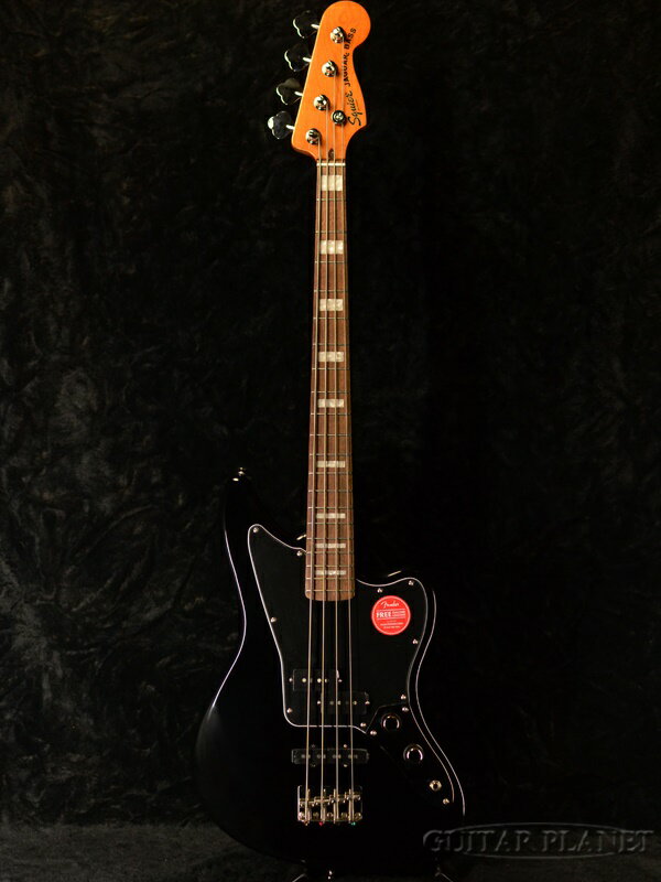 Squier Classic Vibe Jaguar Bass -Black- 新品[Fender,スクワイヤー,フェンダー][ブラック,黒][ジャガーベース][Ele…