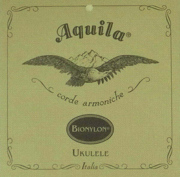【1セット】AQUILA 65U Bionylon テナーウクレレ弦 Low-G (巻弦)[アクイラ][バイオナイロン][Tenor Ukulele Strings]