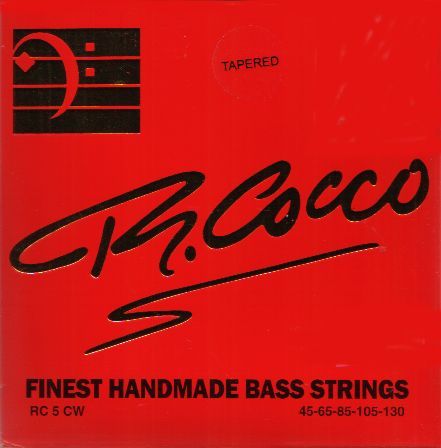 R.Cocco 45-130 RC 5CW STAINLESS STEEL(Tapered) 5弦 リチャードココ ステンレスラウンドワウンド テーパーコア弦 ベース弦,String