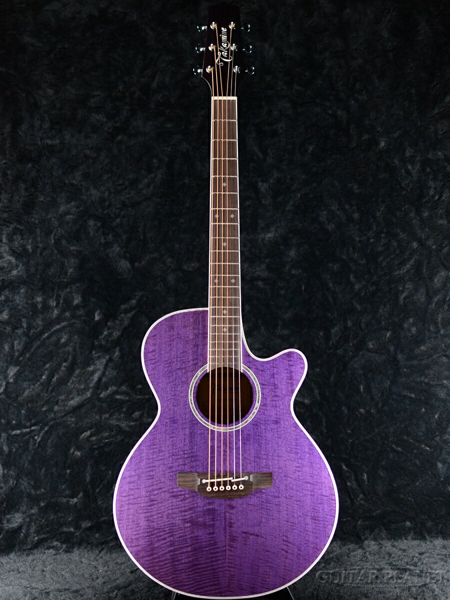 【当店カスタムオーダー品】Takamine 100CUSTOM(PTU121C Style) ~See-through Purple~ 新品[タカミネ][国産][シースルーパープル,紫][Electric Acoustic Guitar,アコギ,アコースティックギター,エレアコ]