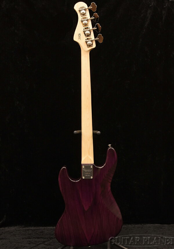 Bacchus WL4DX-ASH -Purple Oil/M/MH- 新品[バッカス][Craft Series,クラフトシリーズ][国産][パープルオイル,紫][Jazz Bass,ジャズベースタイプ][Electric Bass,エレキベース]